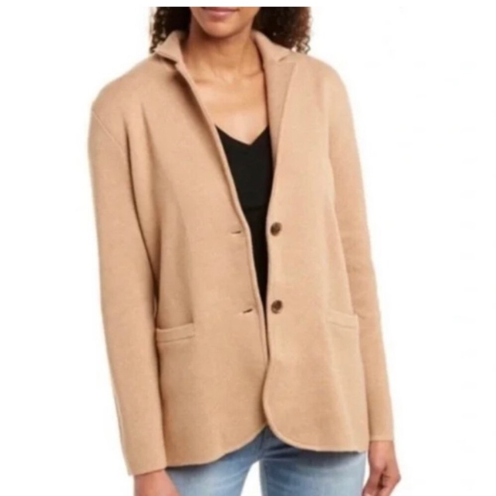 J. Crew Mercantile Women's Camel Single-Breasted Blazer, S, NWT